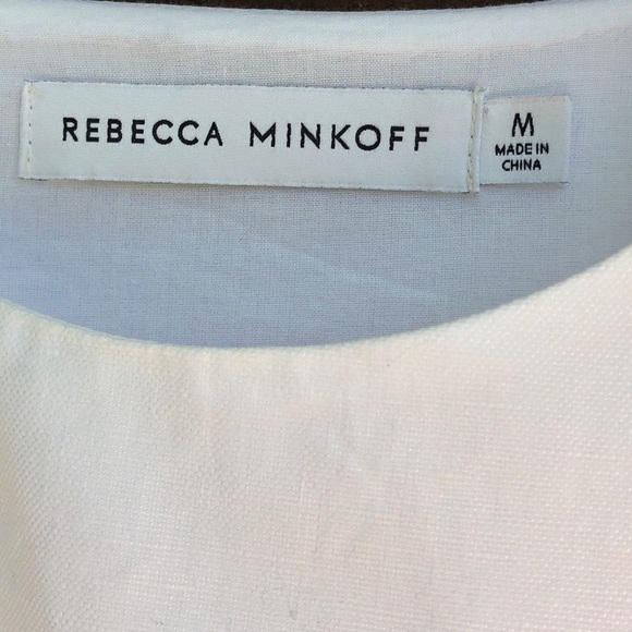 Rebecca Minkoff white Georgina dress size M - Picture 4 of 4
